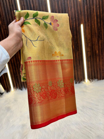Banarasi Budget Flower Saree