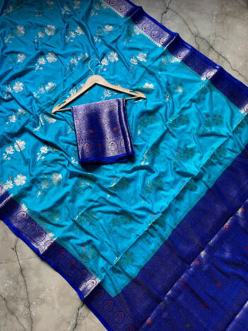 Semi Katan Silk Budget Saree